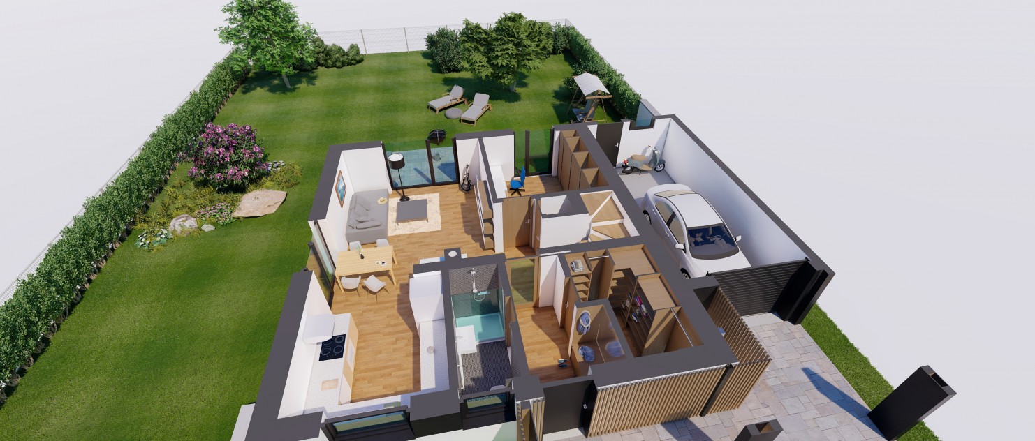 Zahrady Holice - dispozice