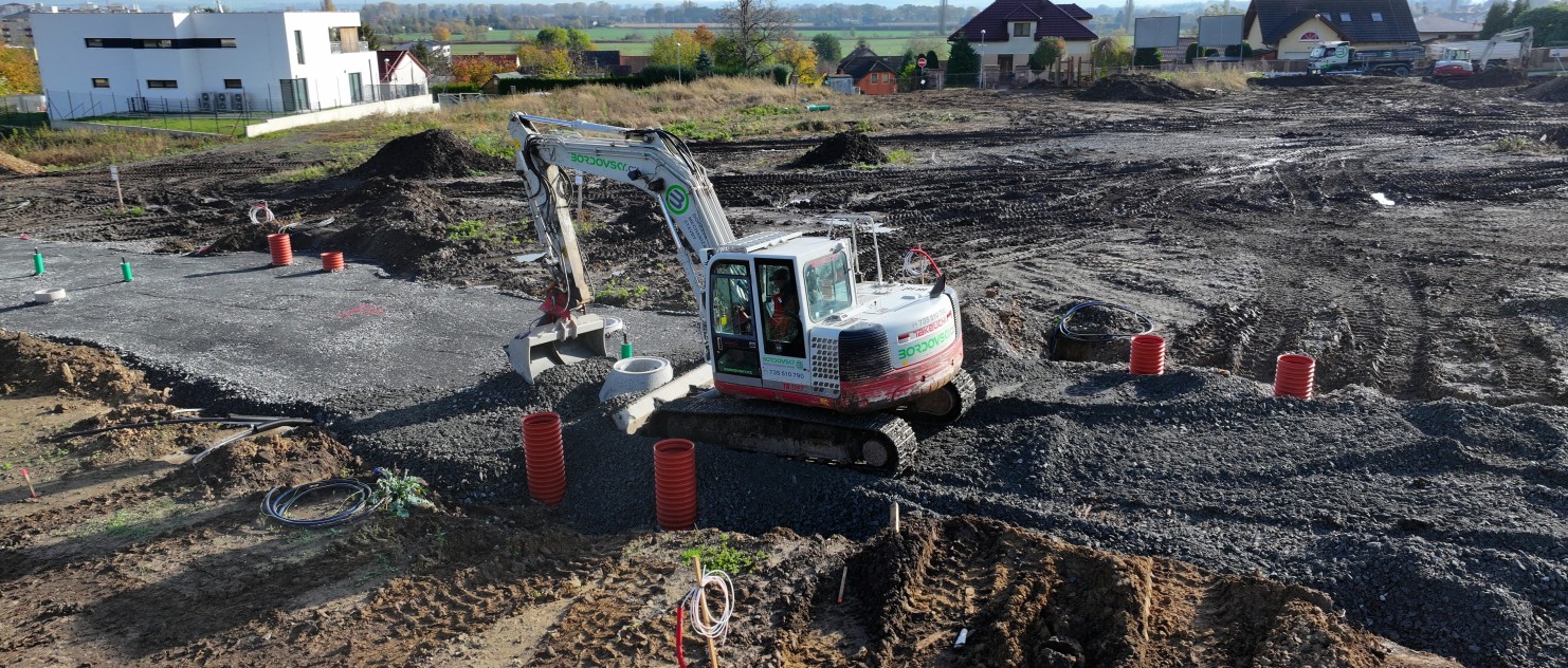 Postup stavby Rezidence Zlatý Vrch